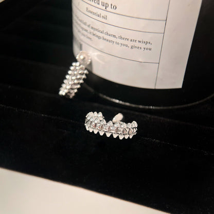 [Everoly JW]CLASH SMALL HOOP EARRINGS