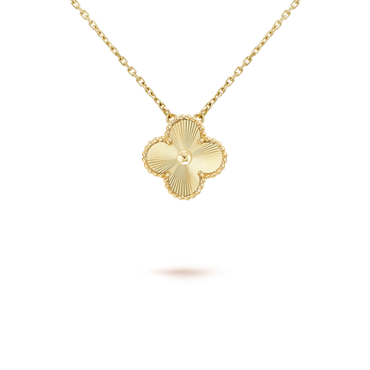 [Everoly JW]CLOVER 15MM LASER NECKLACE