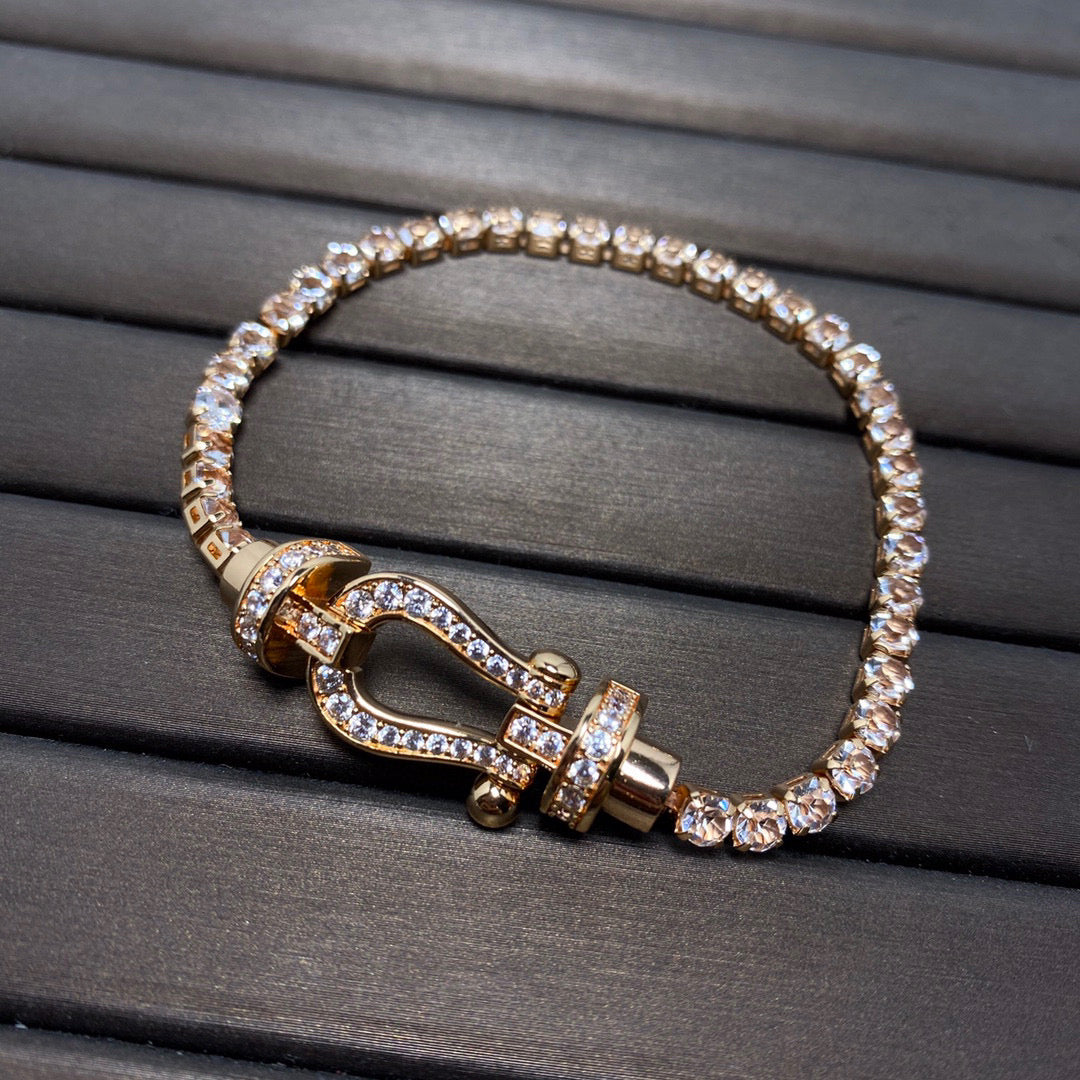 [Everoly JW]FORCE  HORSESHOE  DIAMOND TENNIS BRACELET