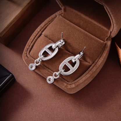 [Everoly JW]HM CHAINE DIAMOND EARRINGS