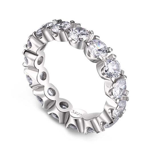 [Everoly JW]Eternity Round Cut Tennis Ring
