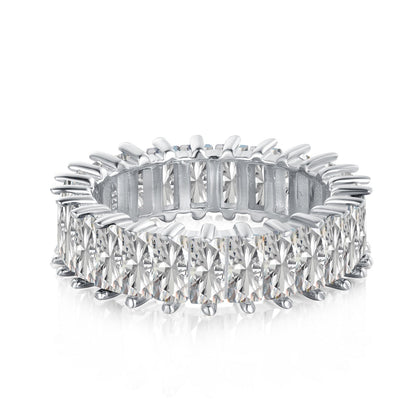 [Everoly JW]Unique Colorful Radiant Cut RIng