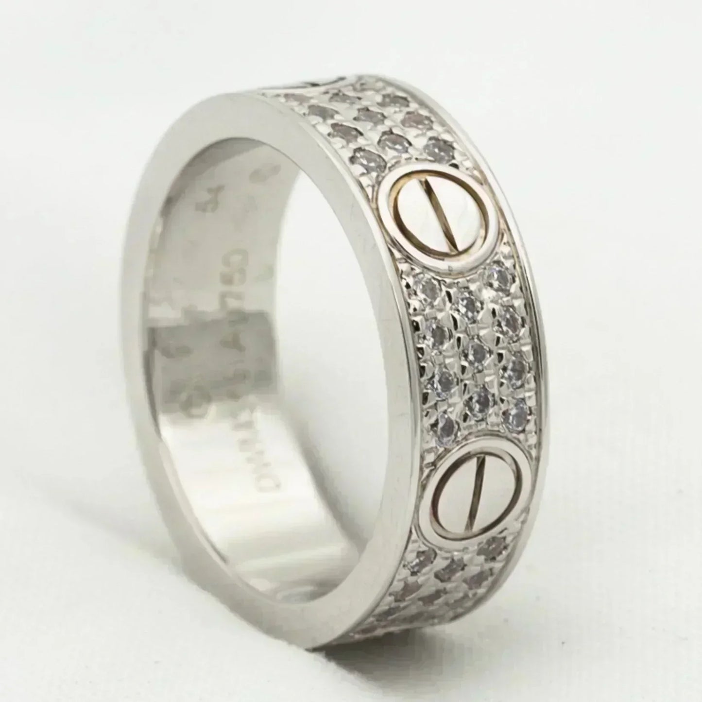 [Everoly JW]LOVE RING 5.5MM DIAMONDS PAVED