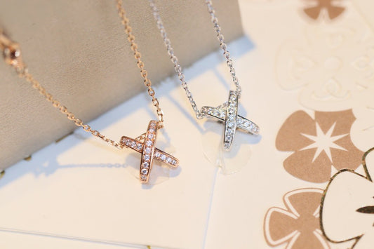 [Everoly JW]JEUX DE DIAMOND NECKLACE