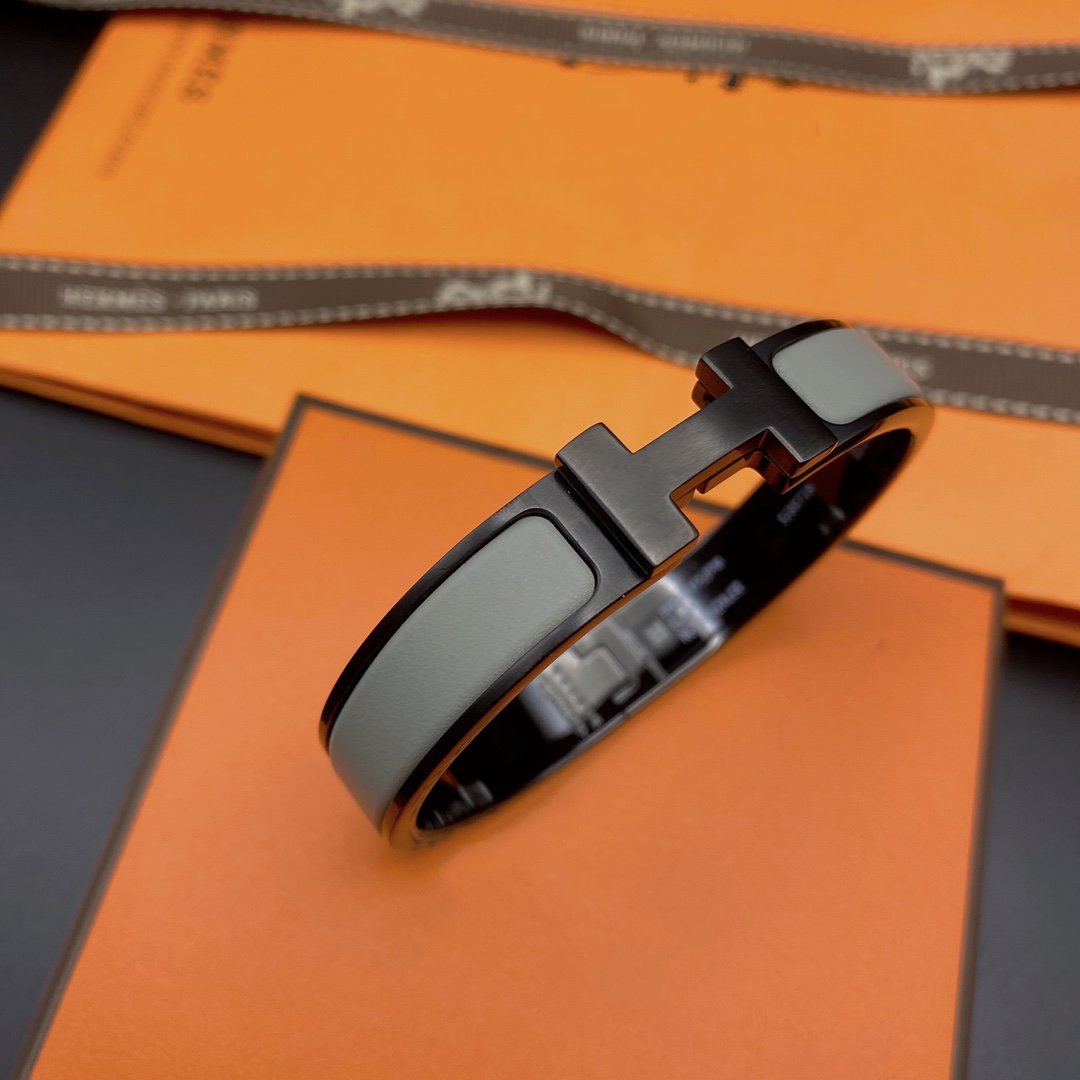 [Everoly JW]CLIC HM SO BLACK GREY BRACELET