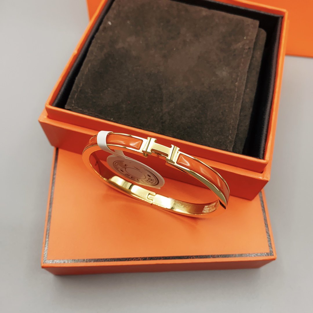[Everoly JW]CLASSIC HM CLIC RED 8MM ENAMEL BRACELET