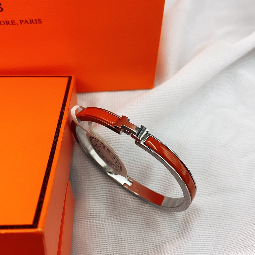 [Everoly JW]CLASSIC HM CLIC RED 8MM ENAMEL BRACELET