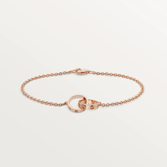 [Everoly JW]LOVE BRACELET DOUBLE RING