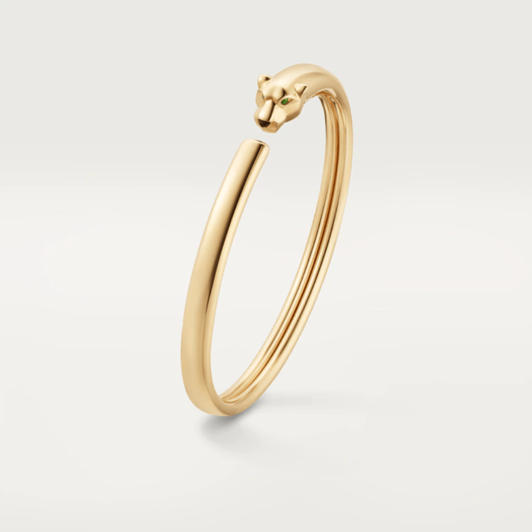[Everoly JW]PANTHERE GOLD OPEN BRACELET