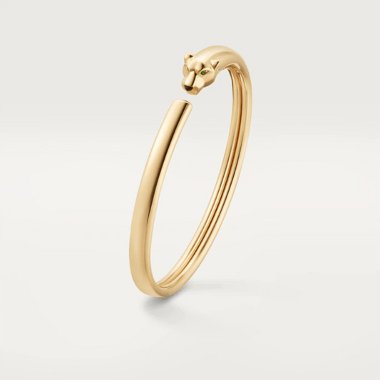 [Everoly JW]PANTHERE GOLD OPEN BRACELET