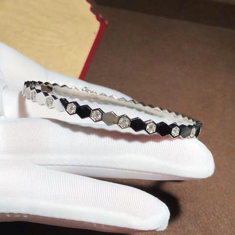 [Everoly JW]BEE LOVE SILVER DIAMOND BRACELET