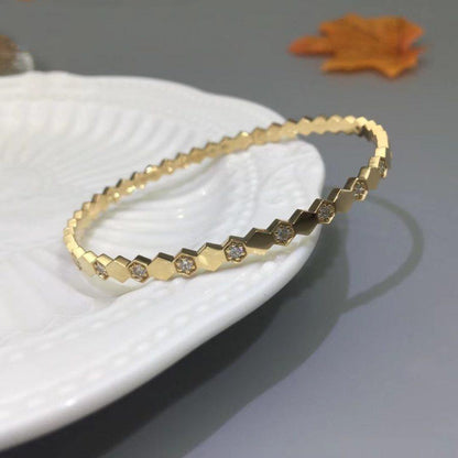 [Everoly JW]BEE LOVE GOLD DIAMOND BRACELET