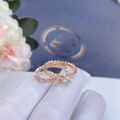 [Everoly JW]BEE LOVE RING PINK GOLD DIAMOND