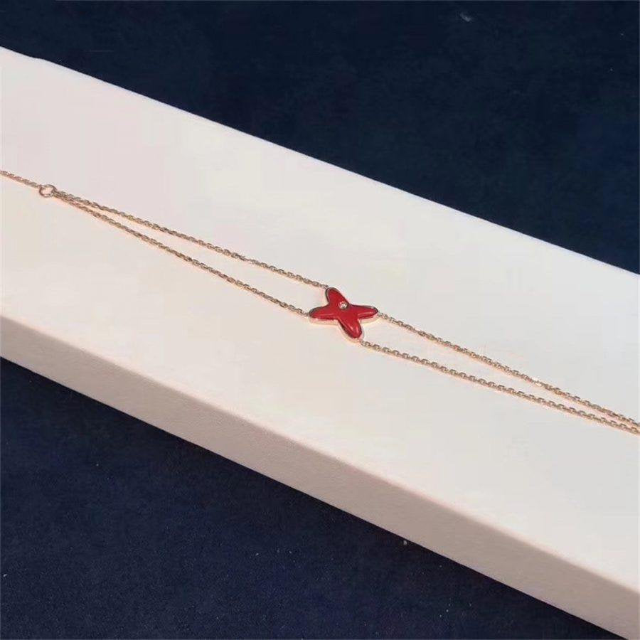 [Everoly JW]JEUX BRACELET CARNELIAN PINK GOLD 1 DIAMOND