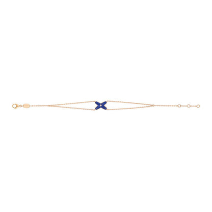 [Everoly JW]JEUX BRACELET BLUE AGATE PINK GOLD 1 DIAMOND