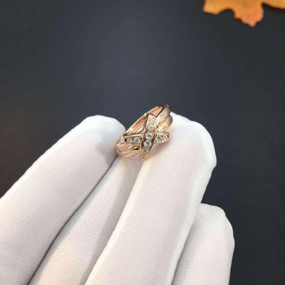 [Everoly JW]JEUX DE PINK GOLD DIAMOND RING