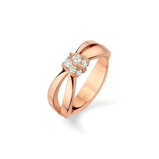 [Everoly JW]LIENS RING PINK GOLD DIAMOND
