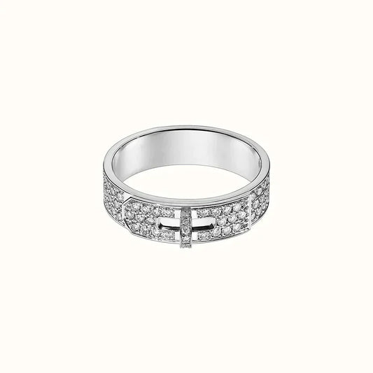 [Everoly JW]KELLY SILVER DIAMOND RING