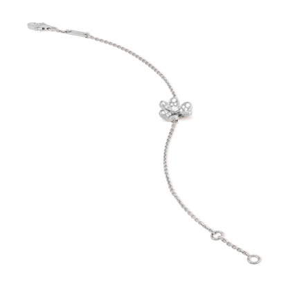 [Everoly JW]FRIVOLE SILVER FLOWER DIAMOND BRACELET