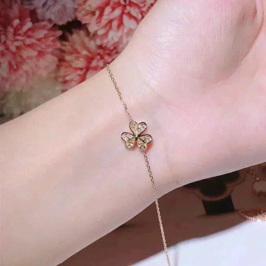 [Everoly JW]FRIVOLE GOLD FLOWER DIAMOND BRACELET