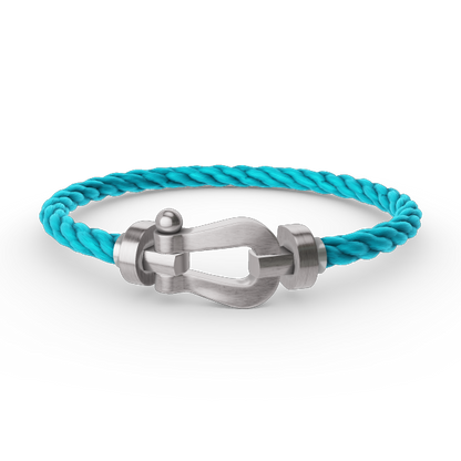 [Everoly JW]FORCE LARGE HORSESHOE NO DIAMOND BRACELET SILVER
